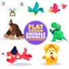 Flat Style Animal Bundle