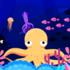 2D Sea Creatures Animation Project