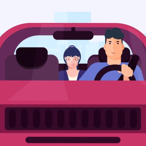 2D Cab Booking App Explainer