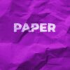 Paper Texture Title Text Animation Template