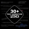 After Effects Text Animation Templates